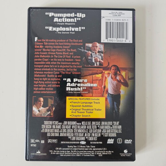 Armageddon, Con Air, The Rock DVD Set - Widescreen Hollywood Hits Pack - Picture 6 of 9